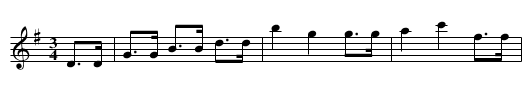 Tyrolese Waltz - staff notation