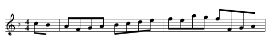 Tyson's Hornpipe. BF13.076 - staff notation