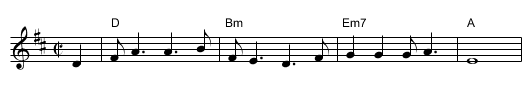 Tzadik Katamar - staff notation