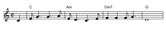 Tzadik Katamar - staff notation