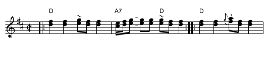 U Sest - staff notation