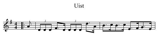 Uist - staff notation