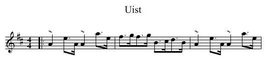 Uist - staff notation