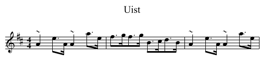Uist - staff notation