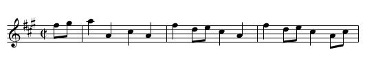 Ulster Blossom, The - staff notation
