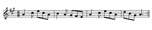 Ulster Boys - staff notation