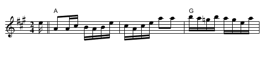 Uncle Henry's Reel - staff notation