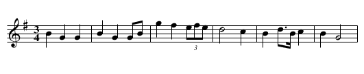 Under the Willow - staff notation