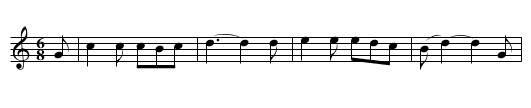 Une Jeune Fillette. WG.30 - staff notation