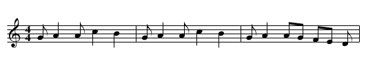 Ungurica - staff notation