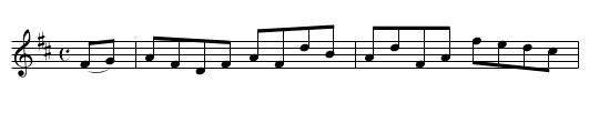 UNION HORNPIPE - staff notation