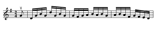Union -- Hornpipe - staff notation
