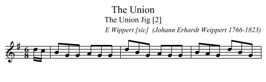 Union, The - staff notation