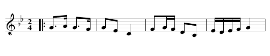 Unknown Andro - staff notation