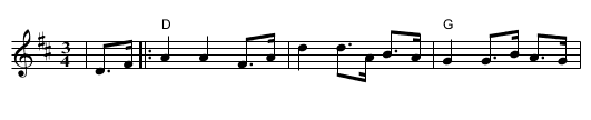 Unknown Hambo - staff notation