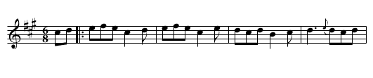 Unknown Jig # 3 - staff notation