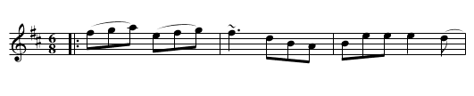 Unknown Jig - staff notation