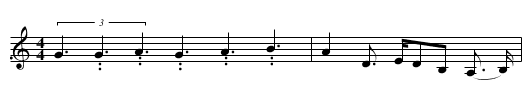 (unknown title) - staff notation