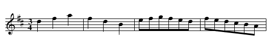 Unknown - staff notation