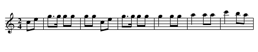 Unna Hooslbaecha Mai(d)la - Marsch - staff notation