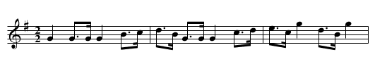 Unnamed minuet and incomplete trio - staff notation