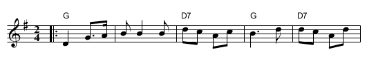 UNNAMED POLKA No 4 - staff notation