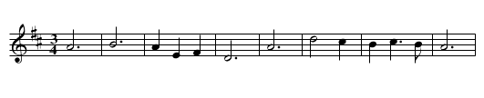 Unnamed Waltz No. 1 - staff notation