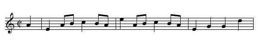 Untitled (in Nixon's ms.) - staff notation