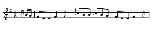 Untitled jig - staff notation