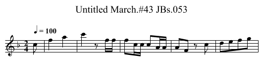 Untitled March.#43 JBs.053 - staff notation