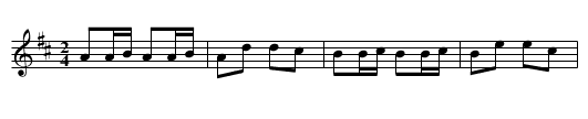 Untitled peurt a beul - staff notation