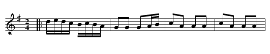 Untitled Polka (Welch's 4-part) - staff notation