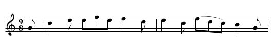 Untitled Slip Jig - staff notation