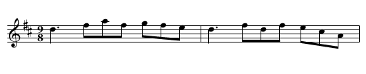 Untitled Slip Jig - staff notation