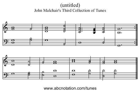 (untitled) - staff notation