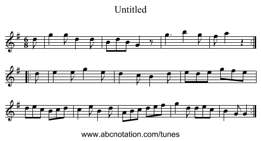 Untitled - staff notation