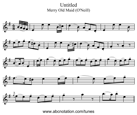 Untitled - staff notation