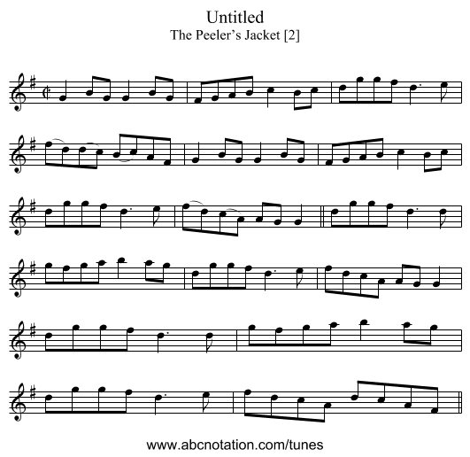 Untitled - staff notation