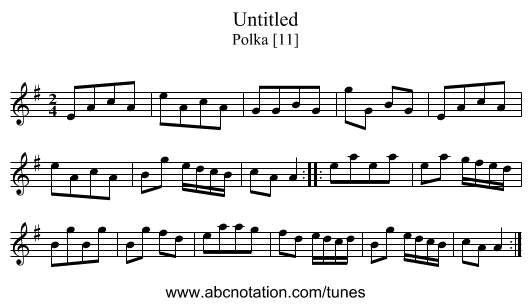 Untitled - staff notation