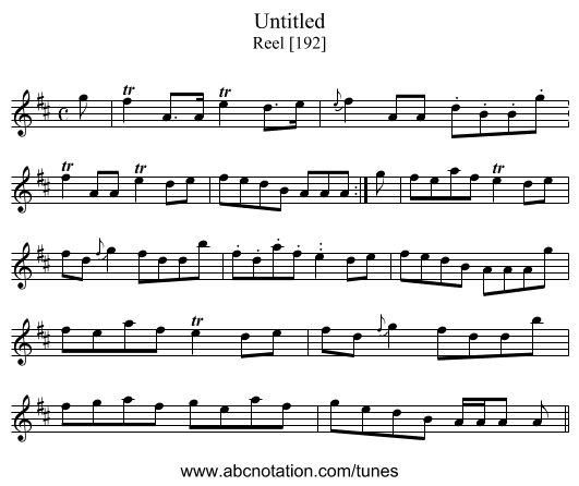 Untitled - staff notation
