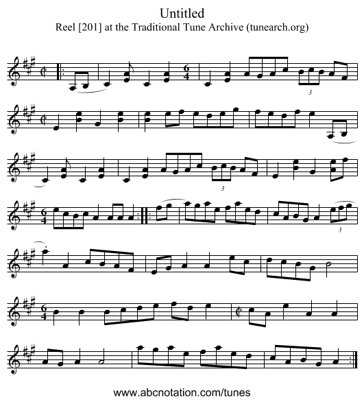 Untitled - staff notation