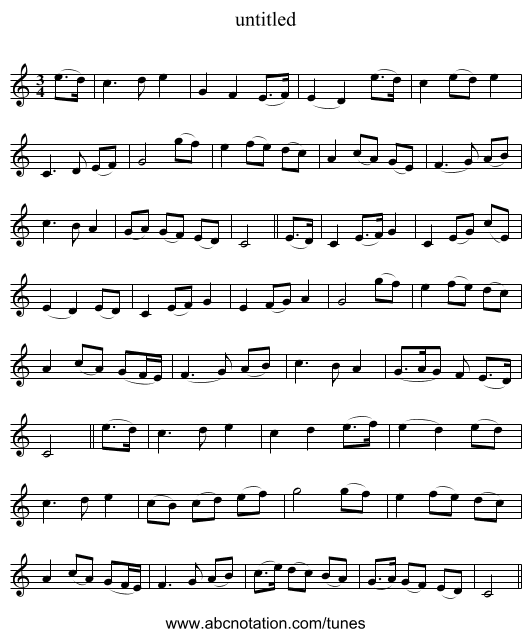 untitled - staff notation