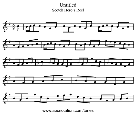 Untitled - staff notation