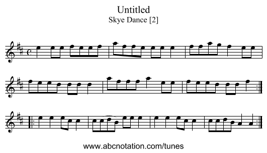 Untitled - staff notation