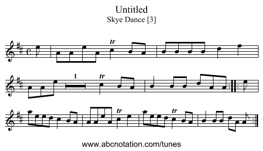 Untitled - staff notation
