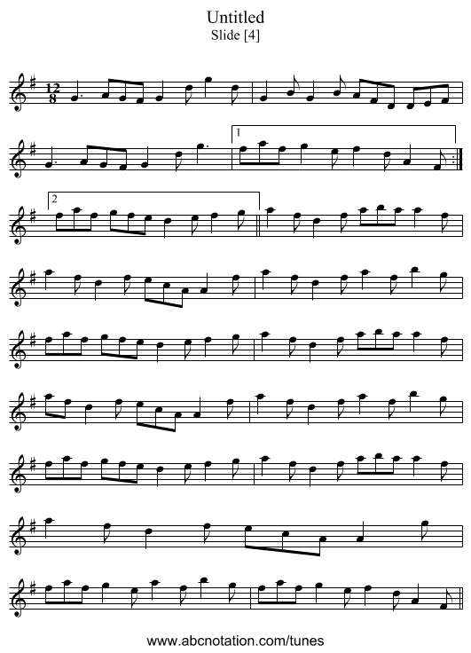 Untitled - staff notation