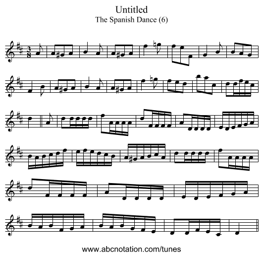 Untitled - staff notation
