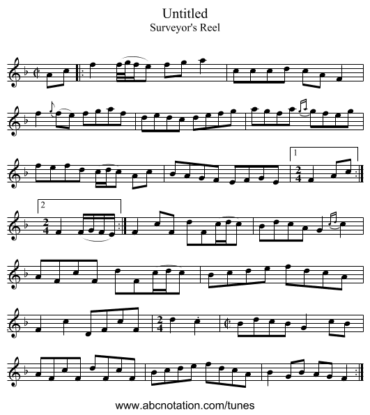 Untitled - staff notation