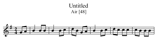 Untitled - staff notation