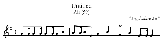Untitled - staff notation